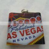 Water-transfer Food Grade Unique Stainless Steel Hip Flask