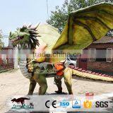 Animatronic Dinosaur Park Dragon Statues Western Dragon for Theme Park thumbnail-1