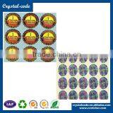 3D Bumper Clear Online Security Name Hologram Stickers thumbnail-6