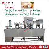 GF4/GF2 Plastic Cup Washing Filling And Sealing Machine