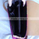 2016 Famous New Style Cross Bags for Girls Ankara African Prints and Fabric Bag PU Leather Handbag thumbnail-4