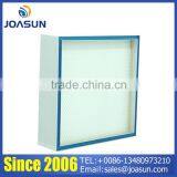 Customized Gel Seal Mini-pleat HEPA Panel Air Filter With Fiberglass Media