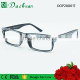 2016 New Trendy Old Fashion Wooden Brush Fake Acetate Naked Glasses Frames Eyewear thumbnail-1