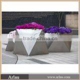 Stainless steel outdoor flower planter for sale