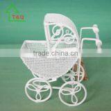 METAL MINIATURE WHEELBARROW FAIRY GARDEN CRAFTS thumbnail-3