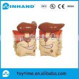 EN71 1/2/3 Certificates Cute Pvc Inflatable Armband for Baby, Promotional Plastics Floating Water Ring