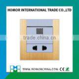 High Quality Imported PC UK Type Two Hole One Socket for Home thumbnail-5