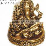 Brass Ganesha Statue , Hindu God Statue thumbnail-1