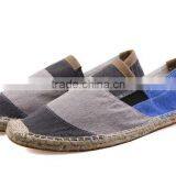 Men Casual Shoes 2016 Espadrilles Cheap Wide Stripe Stitched Sole Shoes Flat Shoes thumbnail-3