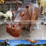 My Dino-C021 Outdoor Plaza Fiberglass Hippo Statue on Sale thumbnail-3