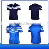 2016 New Style 100% Polyester Dry Fit Superhero t Shirts for Men thumbnail-4
