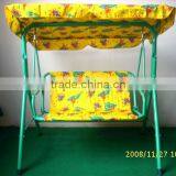 Outdoor Leisure Kids Garden Iron Swing Chair thumbnail-2