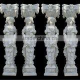 Cheapest Marble Pillar With Female Statues