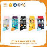 Custom Fashion High Quality Men's Dot Socks Men's Casual Cotton Socks Colorful Socks thumbnail-2