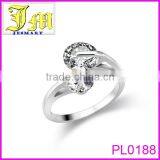 2014 Latest Fashion Trend Elegant Elephant Engagement Brass Finger Ring thumbnail-1