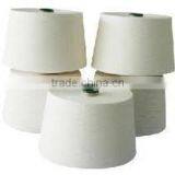 Raw White Natural Indian Long Staple Cotton Nm 20/2 Combed Yarn for Pique Knitting thumbnail-1