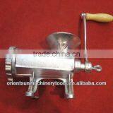 12# Electroplate Tinned Manual Meat Grinder Hand Operate Meat Mincer no 12