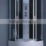 With 4mm Black Painted Back Glass Beach Shower Cabin thumbnail-1