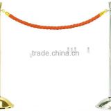 Barrier rope stanchion barrier rope