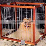 Indoor Wooden Wood Dog Pet Cage Kennel Metal Fence Foldable Puppy Crate Carrier thumbnail-1
