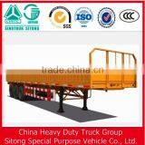 3 Axle 60 Ton Curtain Side Trailer Detachable Wall Sidewall Semi Trailer thumbnail-6