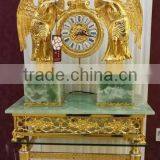 European Italy Style Attrative Home Decoration Clock, Luxury Wall Mounted Brass Clock thumbnail-4