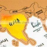 Travel Maps "It's a Beautiful World" Scratch Your Travels Track Map AMA-05 thumbnail-3