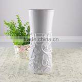 Modern Pure White Sculpture Ceramic Vase, Custom Design Accepted thumbnail-3