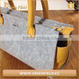 Latest Custom Women Felt Fabric Handbag, Casual Bag, Tote Bag Made in China thumbnail-3