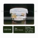 Pyrex Container With Airtight Lid, Round Glass Box, 830ml thumbnail-1