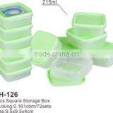 BSCI Audit Kitchen Food Preservation Box/ Food Storage Box 6PCS Round Shape thumbnail-1