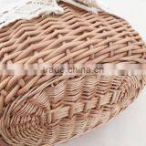 Vintage Handled Multipurpose Wicker Basket With Liner thumbnail-4