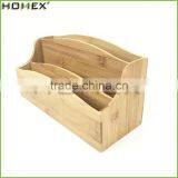 Bamboo Mail Holder With Storage Organizer on Desktop/Homex_FSC/BSCI Factory thumbnail-1