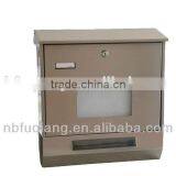 FQ-200 Stainless Steel House Numbers Mailbox With Solar Power Light Led Solar Letterbox Solar Address Numbers Maibox thumbnail-3