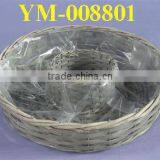Round Willow Flower Pot thumbnail-1