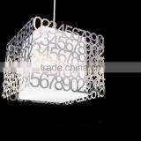 Wholesale Custom Painted Acrylic Plexiglass Handmade Number Lampshade thumbnail-1