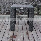 Soho Haiti Aluminum Square Rattan Table With Tempered Glass thumbnail-4