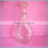 500ml Clear Glass Whisky Bottle thumbnail-1