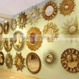 Iron Round Framed Mirror for Home Decor MH-2042-01 thumbnail-4