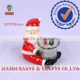 Discount Christmas Santa Claus Ceramic Candlestick Ornaments