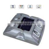 Aluminum Alloy Solar Powered(Charging) LED Reflective Road Stud(Cat Eye/Pavement Marker) MS-100D(Double Side / Waterproof IP68)