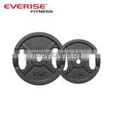 Olimpic Plate With 2 Holes / Deluxe Urethane Olimpic Plates / 10kg / 5kg Olimpic Plates / ET-OP04 Plate thumbnail-1