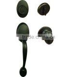 Stainless Steel Single Cylinder Door Handle Lock Set thumbnail-3