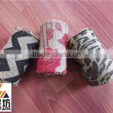 Jute Upholstery Ribbon 5'' Wide 10 Yards Long Nature With Printing thumbnail-1