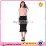 2017Guangzhou Domin Factory Directly Wholesale Latest Ladies Tassels Skirt thumbnail-1