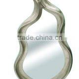 Silver PU Framed Mirror thumbnail-1