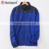 Sports Windbreaker Polyester Panel Men Jacket thumbnail-1