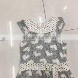 Girls China Suppliers Overruns Garment Dot Print Summer Dresses thumbnail-4