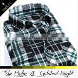 Professional Wholesale Comfortable and Breathable 100% Cotton Custom Plaid Flannel Mens Shirt With Stock thumbnail-2