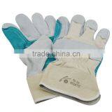 Yellow Full Palm Cow Leather Working Gloves thumbnail-2